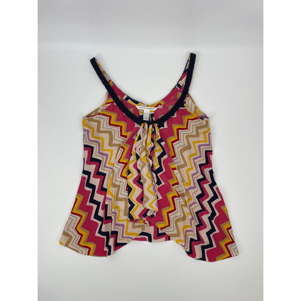 Diane Von Furstenberg Silk Tank (B46#5) - Picture 8 of 12